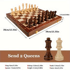 Vexon Handcrafted Premium Wooden Chess Set