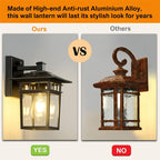 Vexon Outdoor Waterproof Lantern Wall Light