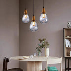 Vexon Teardrop Glass Hanging Pendant Light