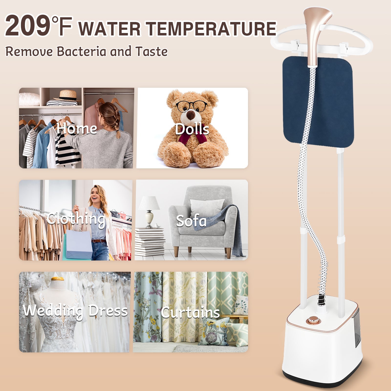 Vexon Garment Steamer 10 Steam Levels