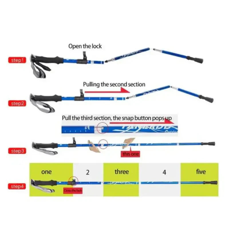 Vexon Foldable Aluminum Trekking Pole