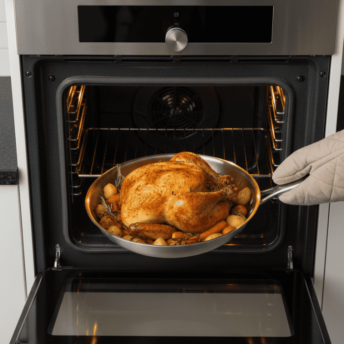 Vexon Premium Uncoated Titanium Frying Pan for All Stovetops