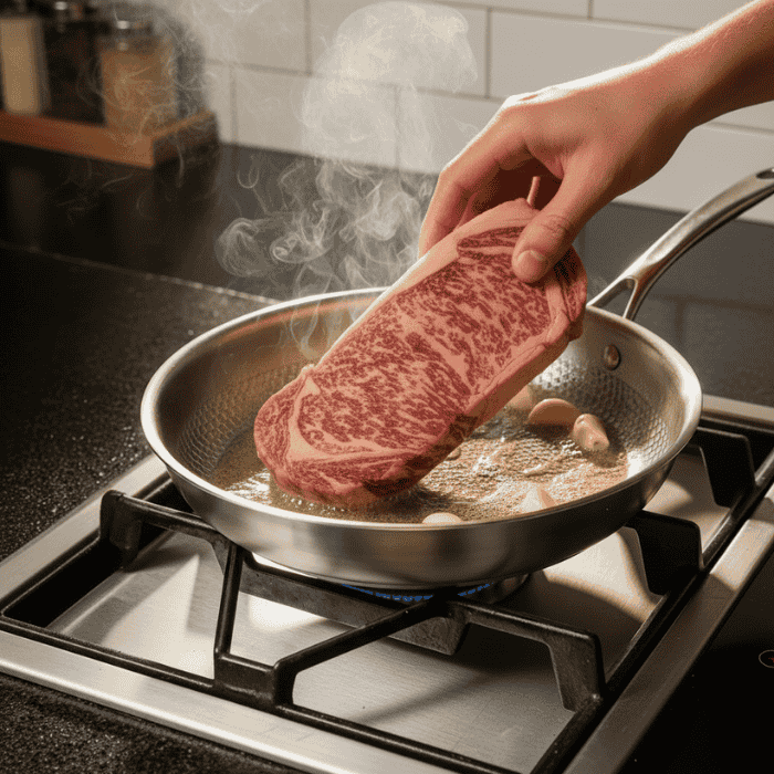 Vexon Premium Uncoated Titanium Frying Pan for All Stovetops