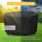 Vexon Heavy-Duty Round Outdoor Furniture Cover with Air Vent