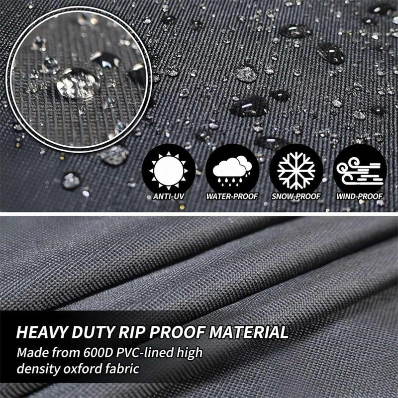 Vexon Heavy-Duty Round Outdoor Furniture Cover with Air Vent