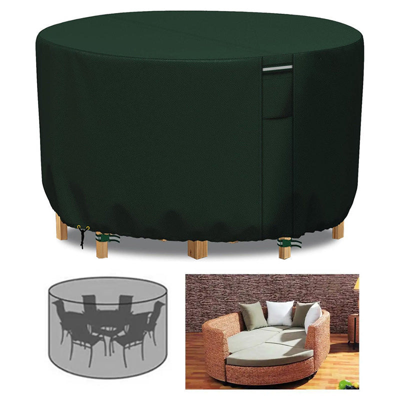 Vexon Heavy-Duty Round Outdoor Furniture Cover with Air Vent VexonGear