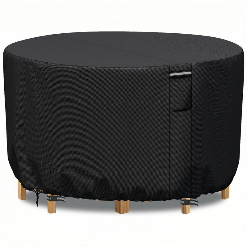Vexon Heavy-Duty Round Outdoor Furniture Cover with Air Vent