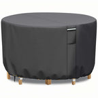 Vexon Heavy-Duty Round Outdoor Furniture Cover with Air Vent