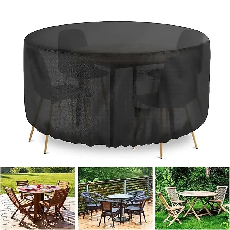 Vexon Heavy-Duty Round Outdoor Furniture Cover with Air Vent
