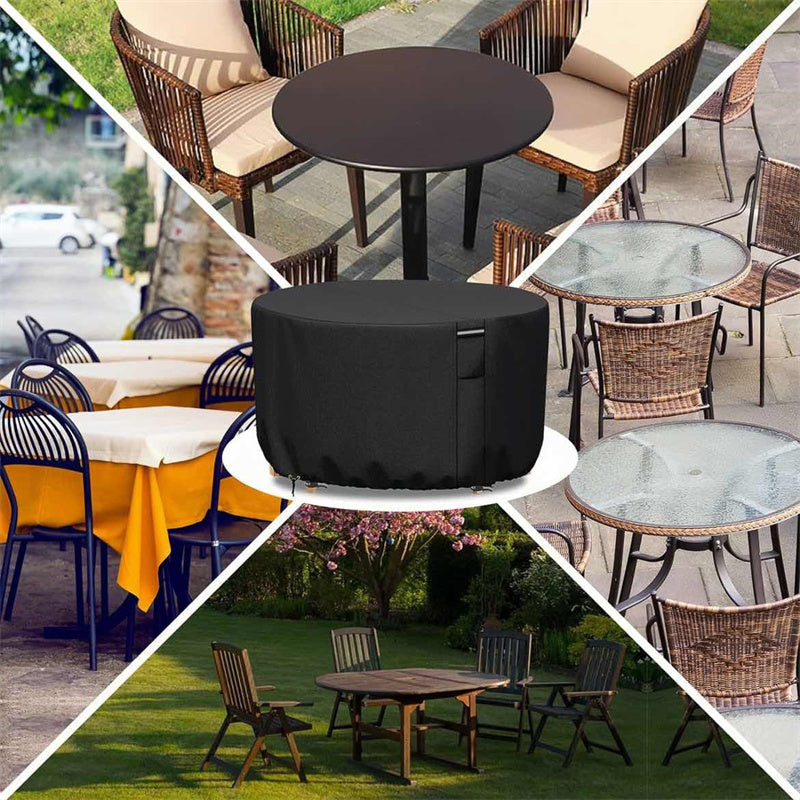 Vexon Heavy-Duty Round Outdoor Furniture Cover with Air Vent