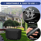 Vexon Heavy-Duty Round Outdoor Furniture Cover with Air Vent