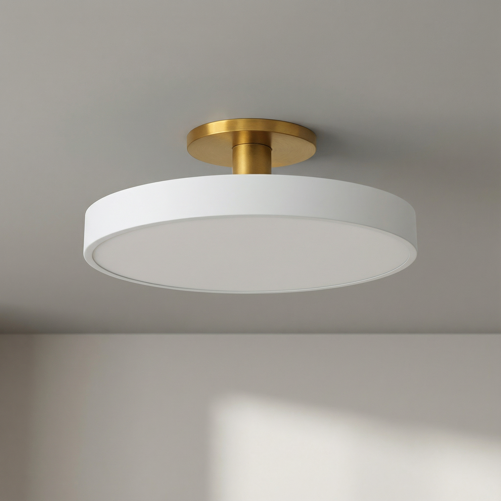 Flush Mount LED Ceiling Light Fixture – Warm White Circular Design for Elegant Illumination in Any Room VexonGear
