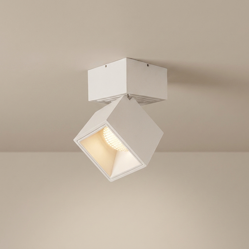 Adjustable Cube LED Ceiling Light, Semi-Flush Mount, Dimmable, Aluminum VexonGear