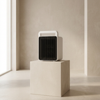 Portable Electric Heater, 600W, 3-Second Heating, PTC Ceramic, Dual Heat Settings