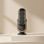 USB Desk Fan Rechargeable 3 Speed ABS Plastic Compact Design