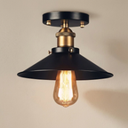 Pendant Light Iron Bronze Finish E27 Industrial Design VexonGear