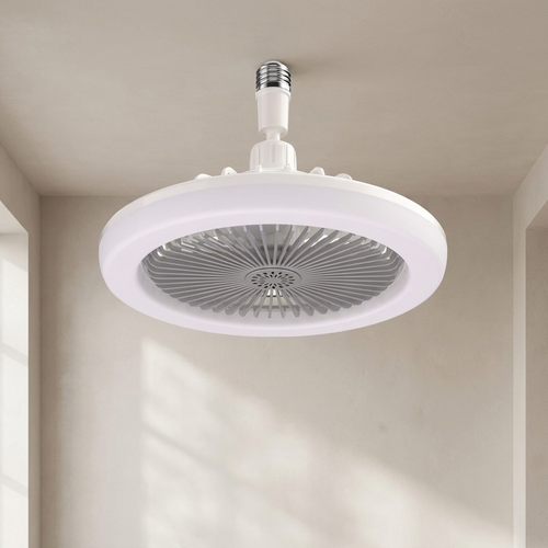 Ceiling Fan Light Flush Mount LED Dimmable Remote Control E27 VexonGear