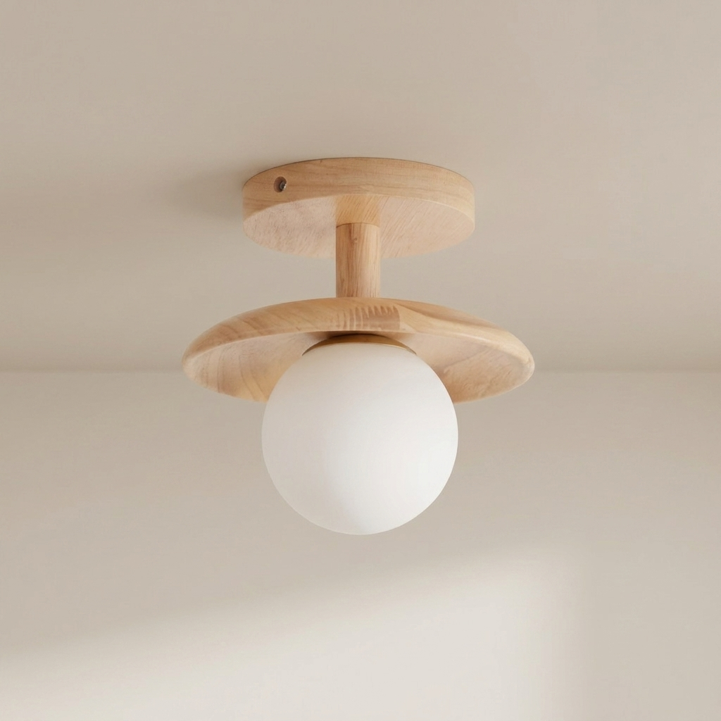 Ceiling Light Semi Flush Round LED Hardwired Indoor Ceiling Fixture VexonGear