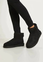 Winter Suede Ankle Boots | Fleece Lined Vegan Design VexonGear