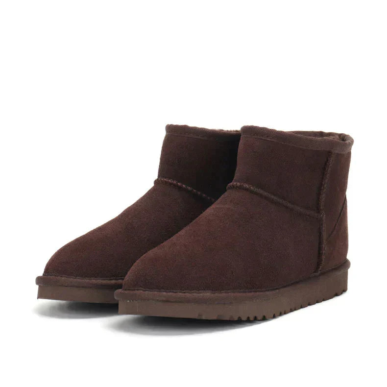 Winter Suede Ankle Boots | Fleece Lined Vegan Design VexonGear
