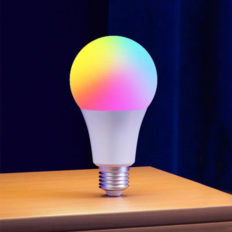 RGB LED Smart Light Bulb E27 Screw Base Remote Control Dimmable Color Changing VexonGear