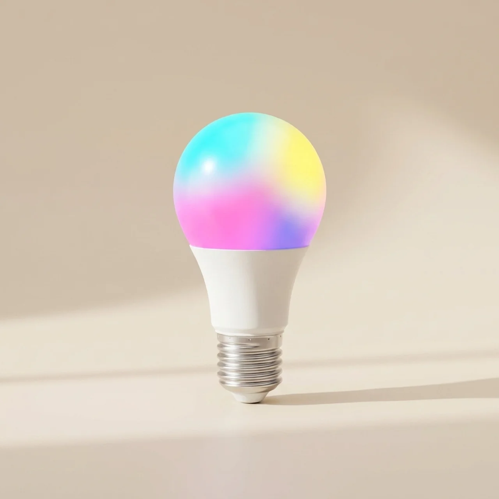 RGB LED Smart Light Bulb E27 Screw Base Remote Control Dimmable Color Changing VexonGear