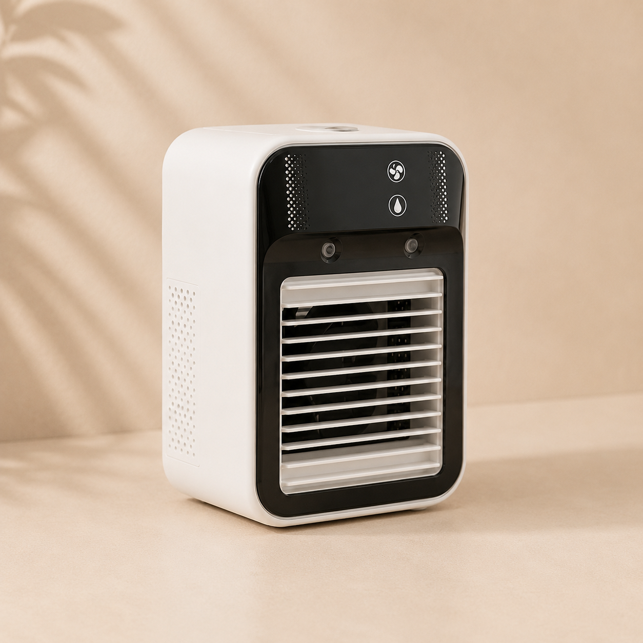Portable Misting Air Cooler Dual Nano Mist Rechargeable 3 Speed Fan Digital Display