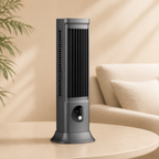 Mini Rechargeable Desk Fan USB Powered 1200mAh Battery 3 Speed Plastic