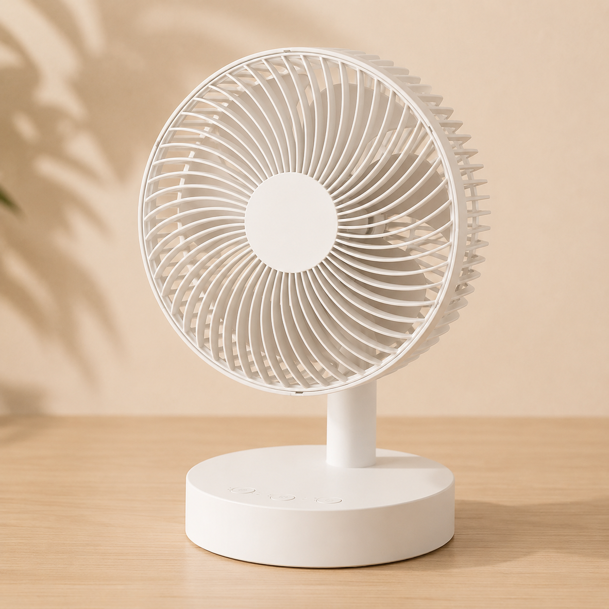 Portable Fan Rechargeable Battery 4 Speed Low Noise Timer