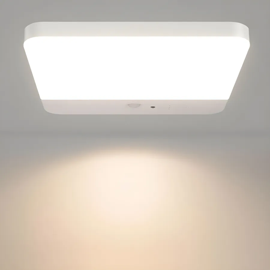 Motion Sensor LED Ceiling Light Rechargeable Magnetic Mount with Remote Control VexonGear