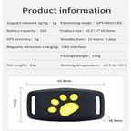 Vexon Cat GPS Tracker with Real-Time Tracking, No Subscription