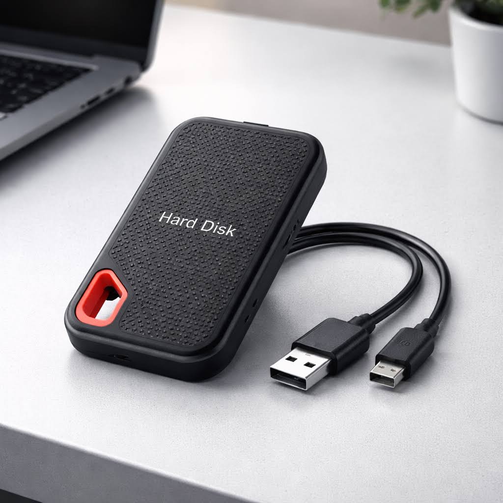 External Hard Drive Portable SSD High-Speed Data Storage VexonGear