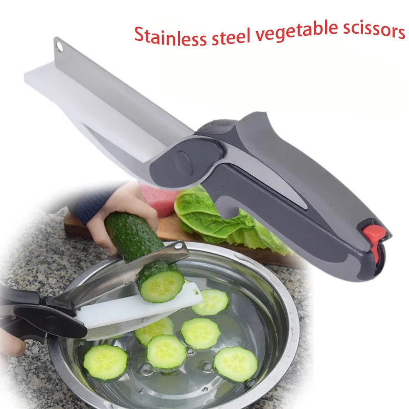 Smart Kitchen Scissors | 2-in-1 Cutting Board Design VexonGear