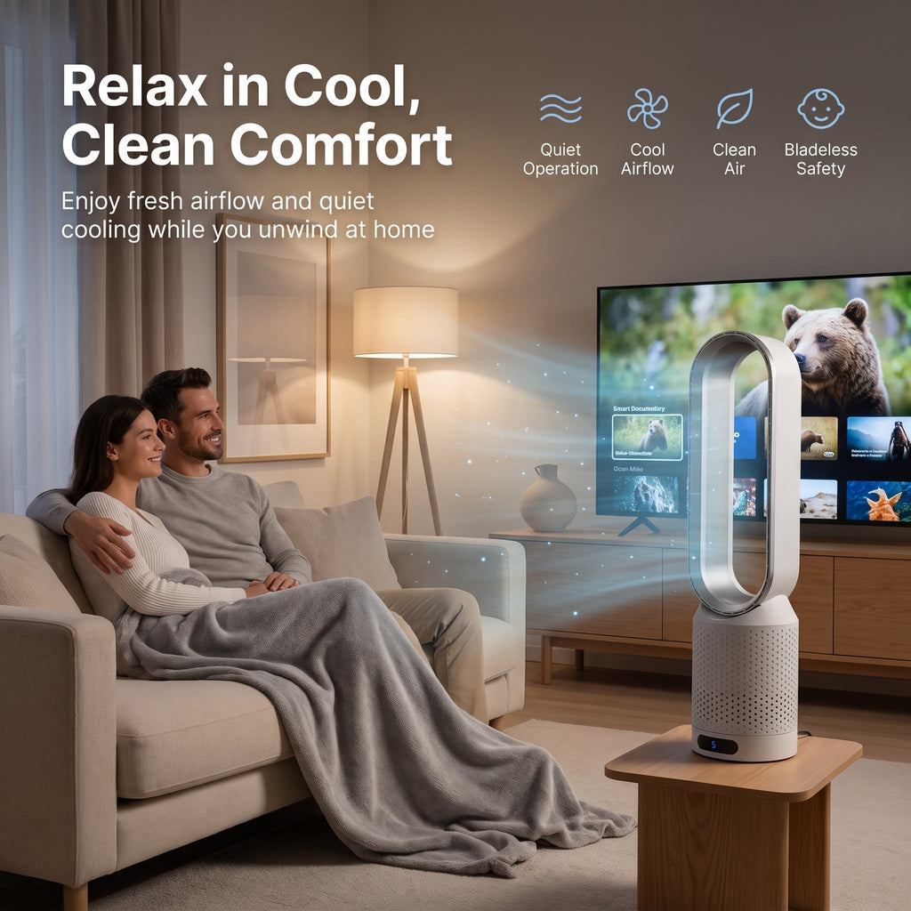 AirPure 3-in-1 air cooler, UV air purifier and ionizer [Limited Worldcup sale] VexonGear