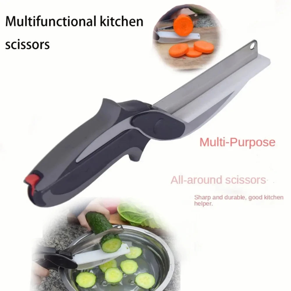 Smart Kitchen Scissors | 2-in-1 Cutting Board Design VexonGear