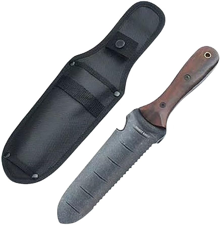 Vexon Hori Hori Garden Tool with Stainless Steel & Walnut Handle