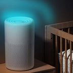 Air Purifier, H13 HEPA Filter, 360° Air Intake, Touch Control