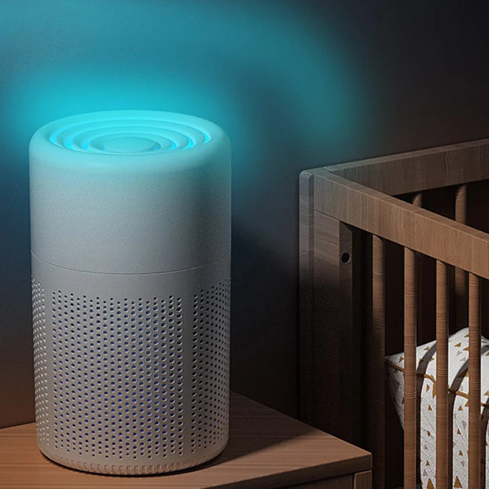 Air Purifier, H13 HEPA Filter, 360° Air Intake, Touch Control