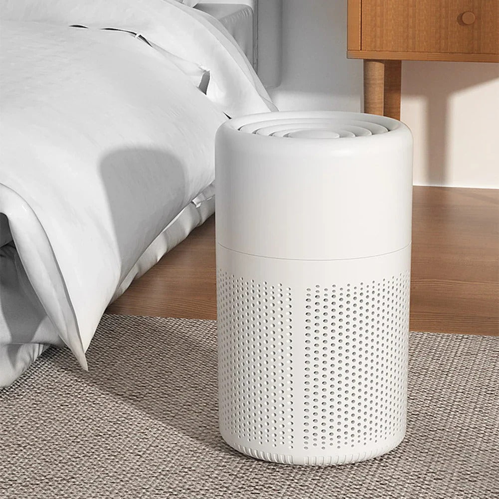 Air Purifier, H13 HEPA Filter, 360° Air Intake, Touch Control