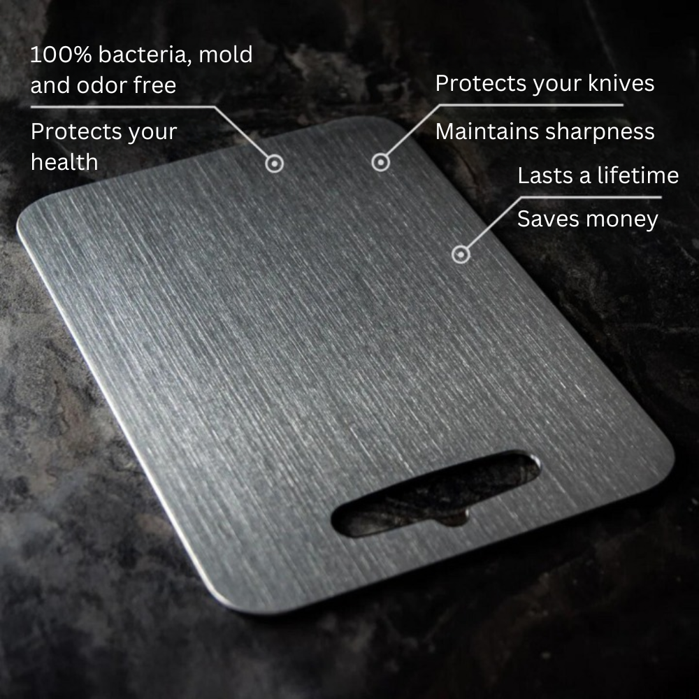 Vexon Titanium Cutting Board with Non-Porous Surface