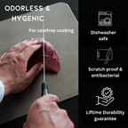 Vexon Titanium Cutting Board with Non-Porous Surface
