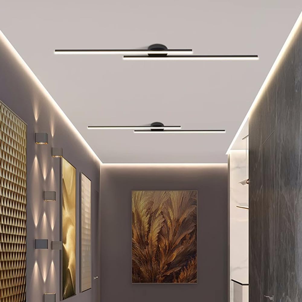 Vexon Modern Aluminium Semi Flush Mount LED Ceiling Light
