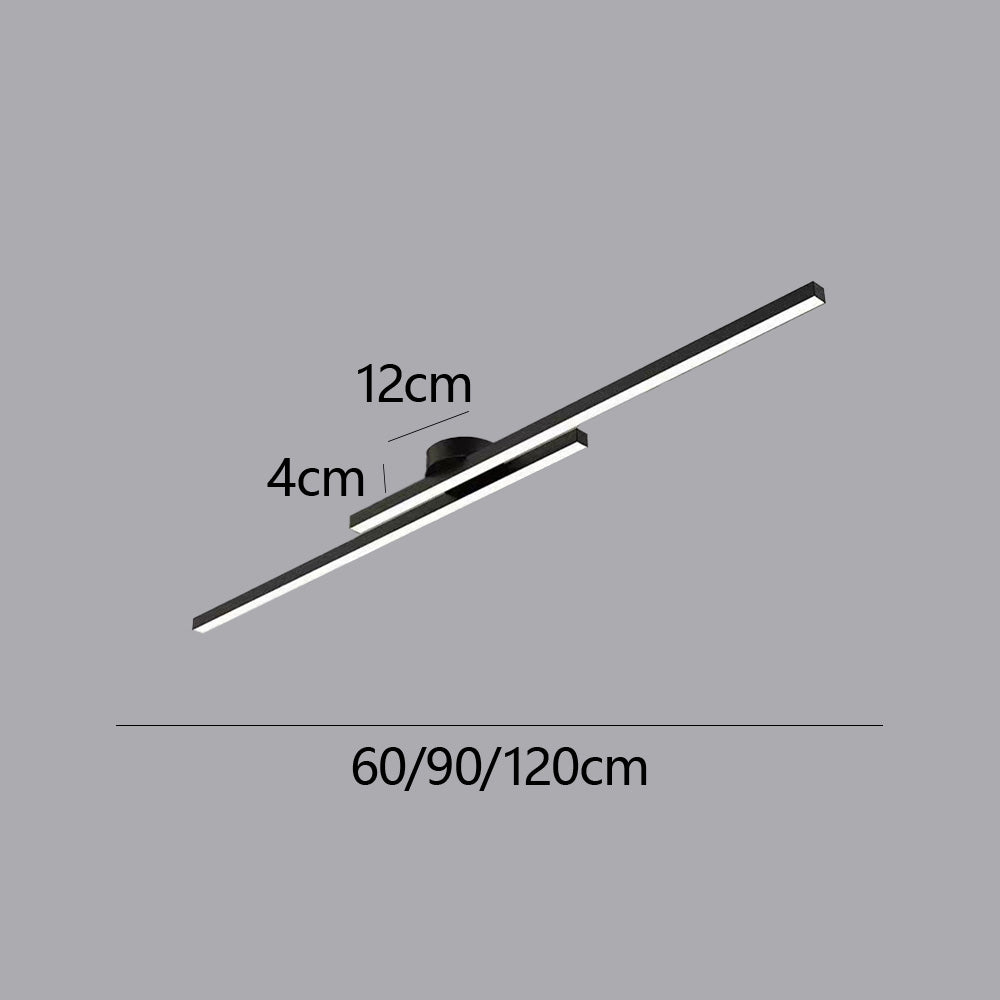 Vexon Modern Aluminium Semi Flush Mount LED Ceiling Light