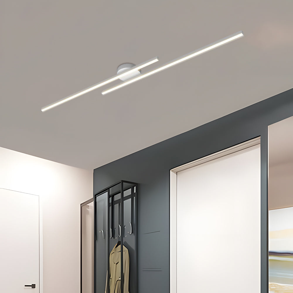 Vexon Modern Aluminium Semi Flush Mount LED Ceiling Light