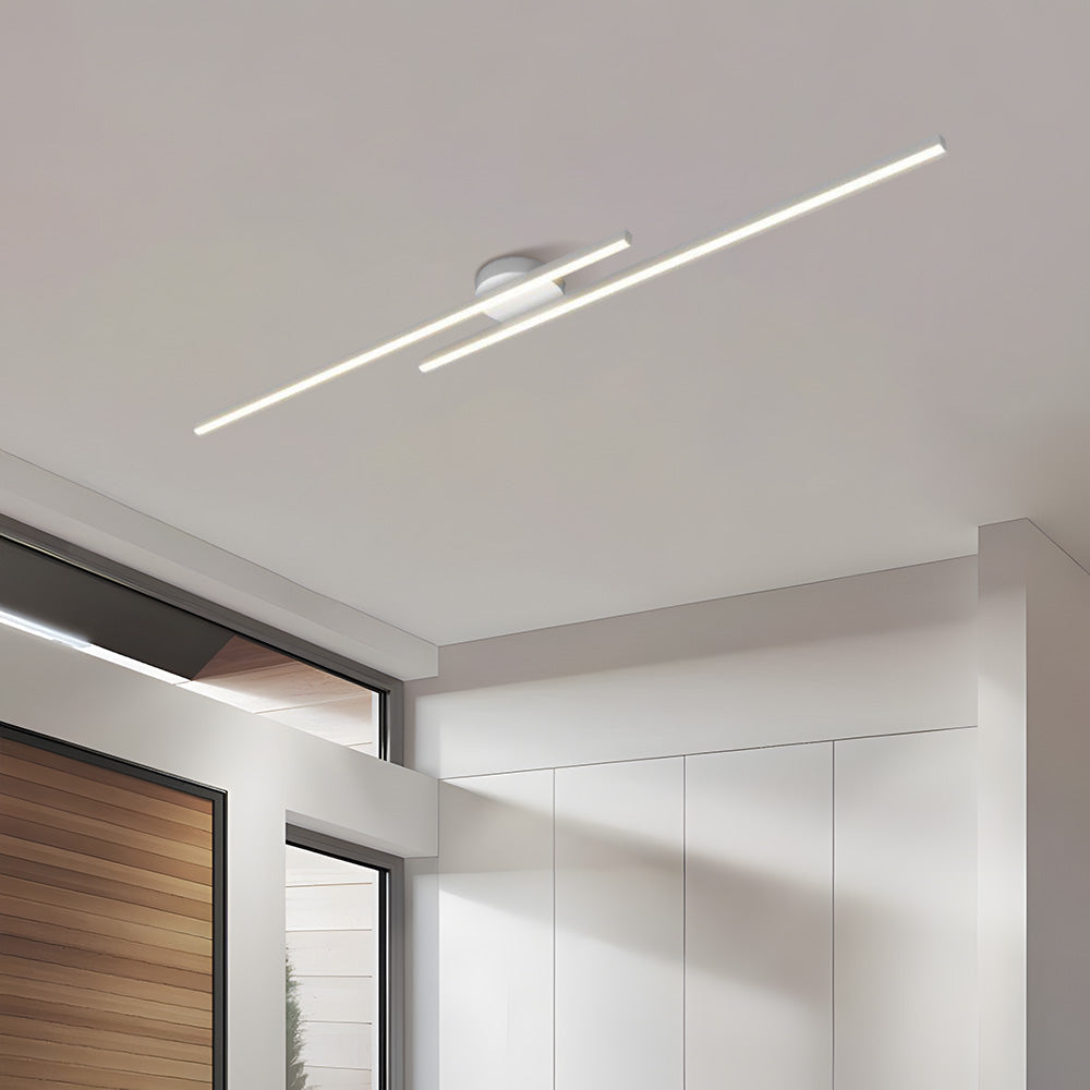 Vexon Modern Aluminium Semi Flush Mount LED Ceiling Light