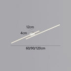 Vexon Modern Aluminium Semi Flush Mount LED Ceiling Light