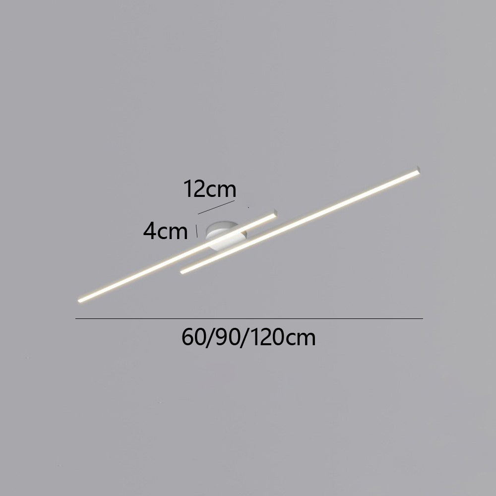 Vexon Modern Aluminium Semi Flush Mount LED Ceiling Light