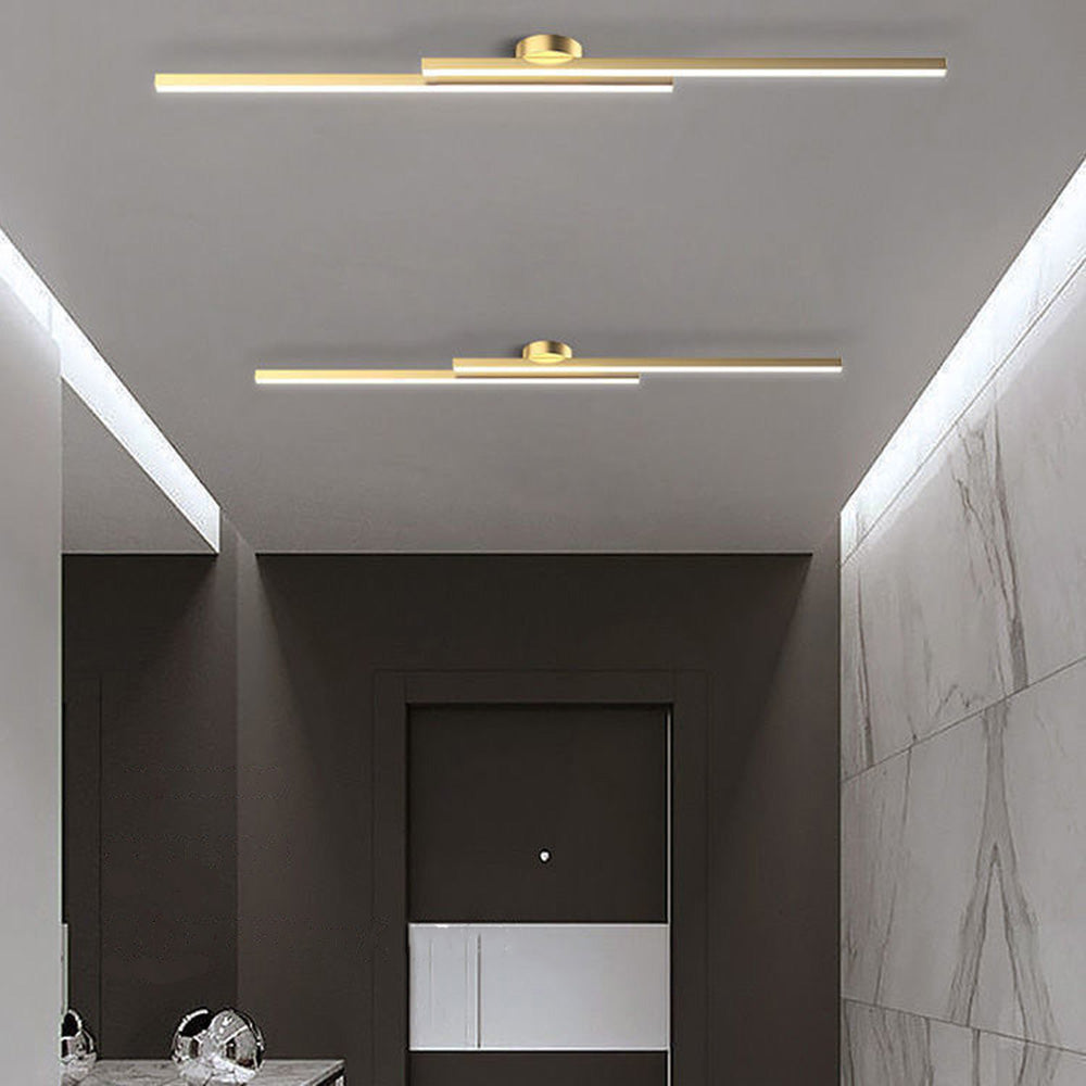 Vexon Modern Aluminium Semi Flush Mount LED Ceiling Light