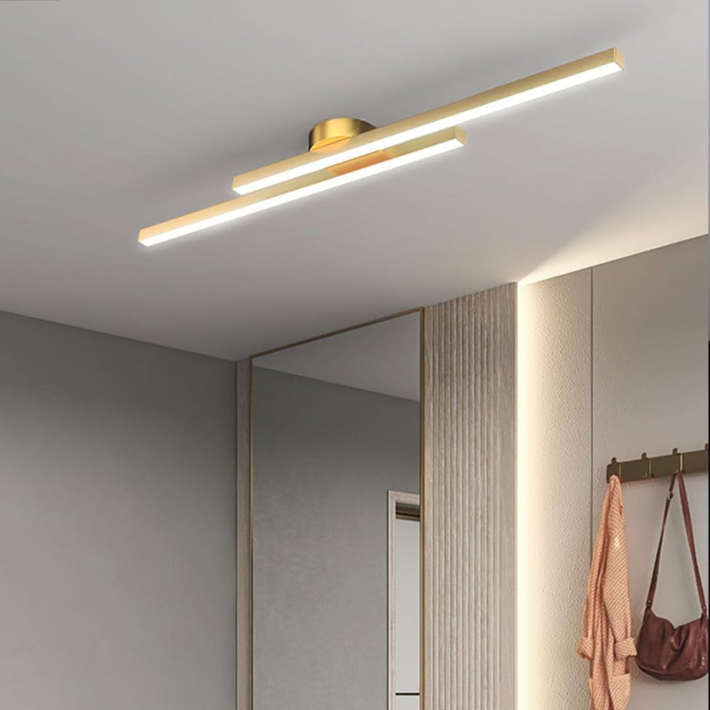 Vexon Modern Aluminium Semi Flush Mount LED Ceiling Light