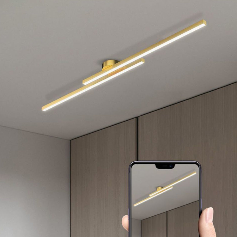 Vexon Modern Aluminium Semi Flush Mount LED Ceiling Light